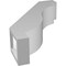 Ekena Millwork 3-in. W x 10-in. D x 14-in. H Copenhagen Architectural Grade PVC Knee Brace BRCP03X10X14CHG - alternate 4
